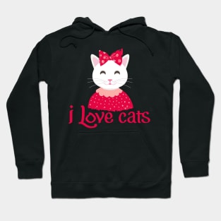 I Love Cats Hoodie